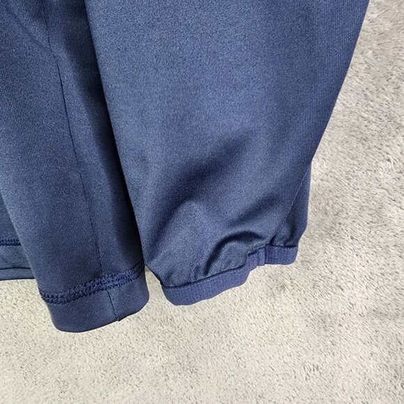 Mens Blue Adidas Golf Pullover Polo Shirt 1/2 Zip Long Sleeve Mock Neck Size M - Picture 5 of 12